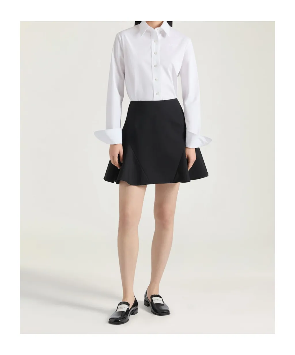Logo Embroidered Long-Sleeved Shirt