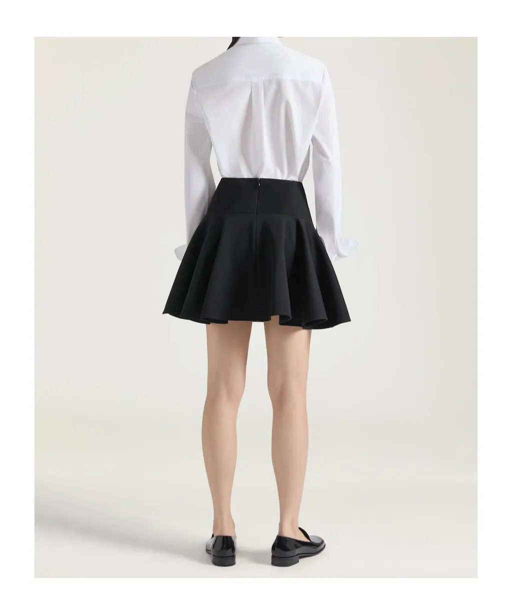 Logo Embroidered Long-Sleeved Shirt