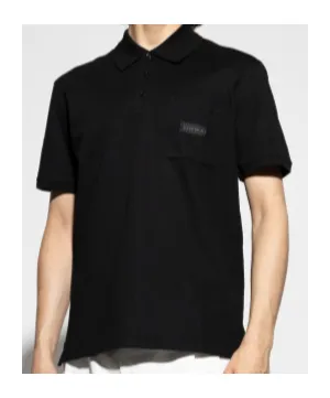 Logo Patch Short-Sleeved Polo Shirt