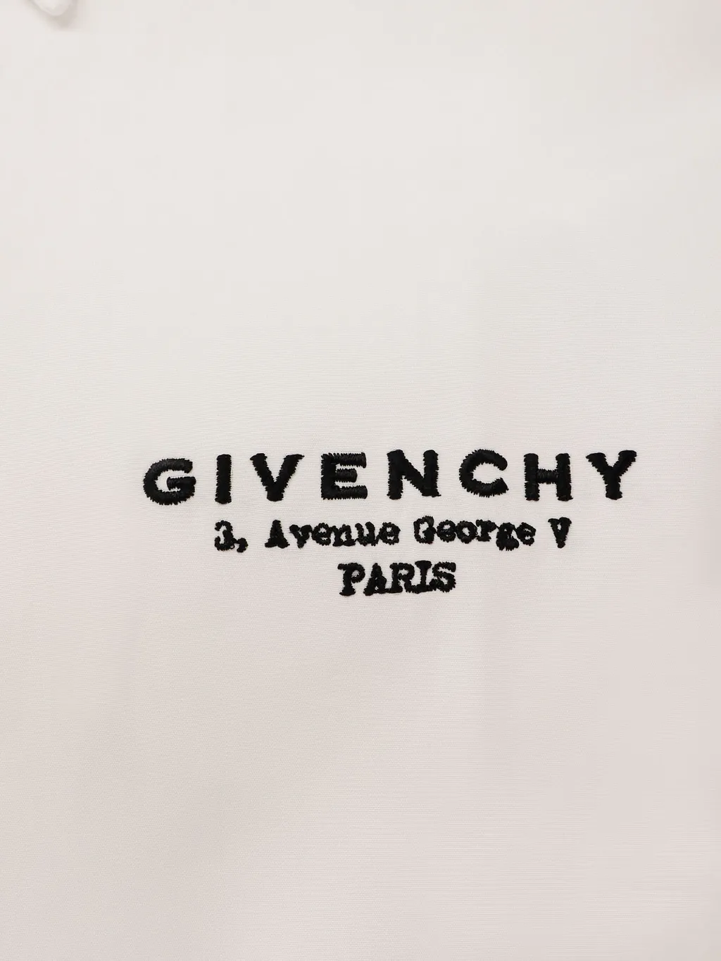 Logo Embroidered Long-Sleeved Shirt