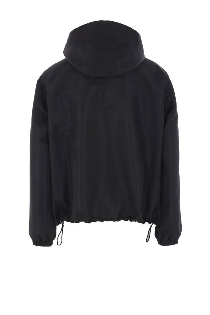 Zip-Up Drawstring Hooded Coat