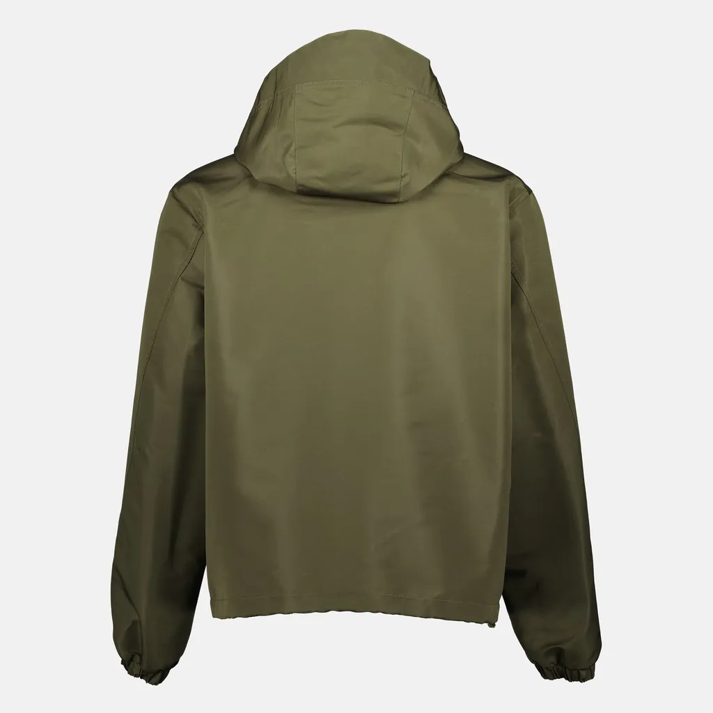 Zip-Up Drawstring Hooded Coat