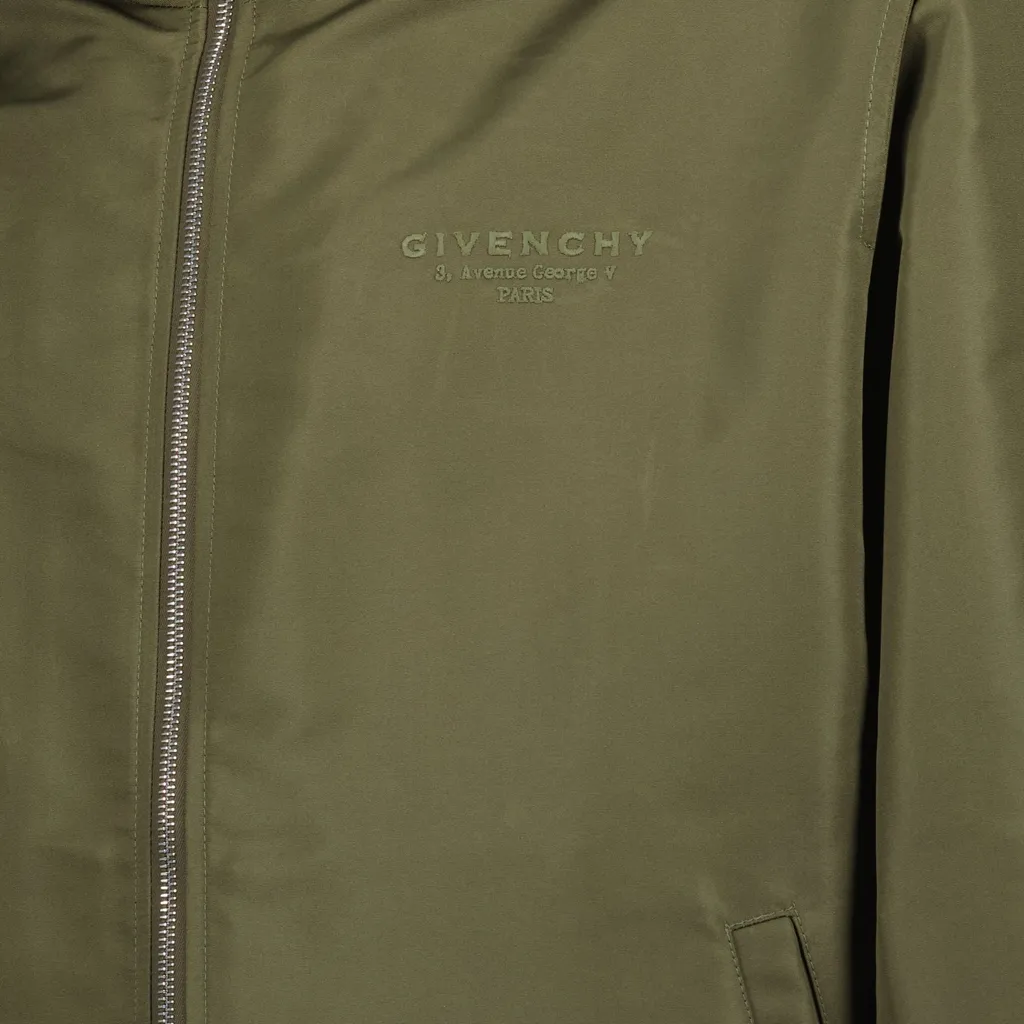 Zip-Up Drawstring Hooded Coat