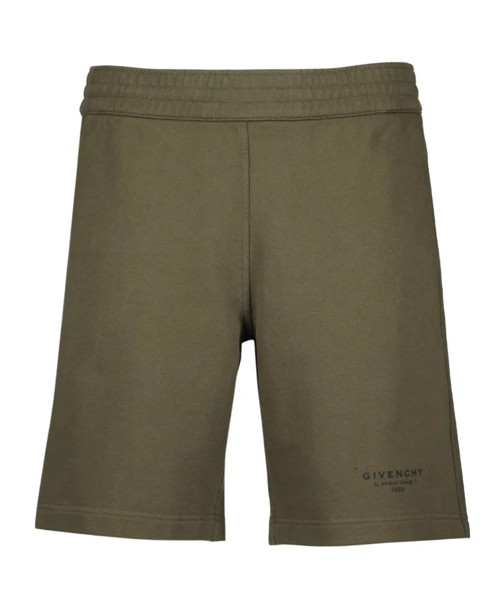 Bermuda Shorts With Givenchy Stamp Print