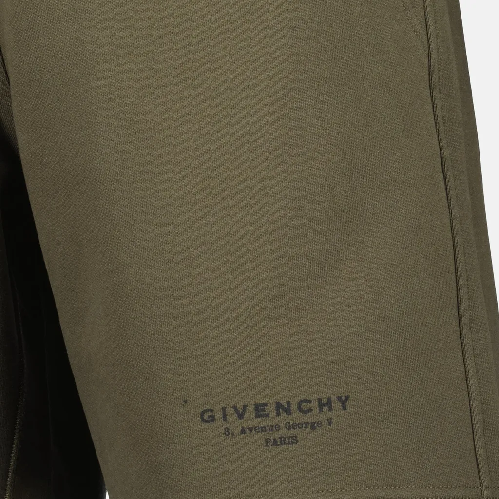 Bermuda Shorts With Givenchy Stamp Print