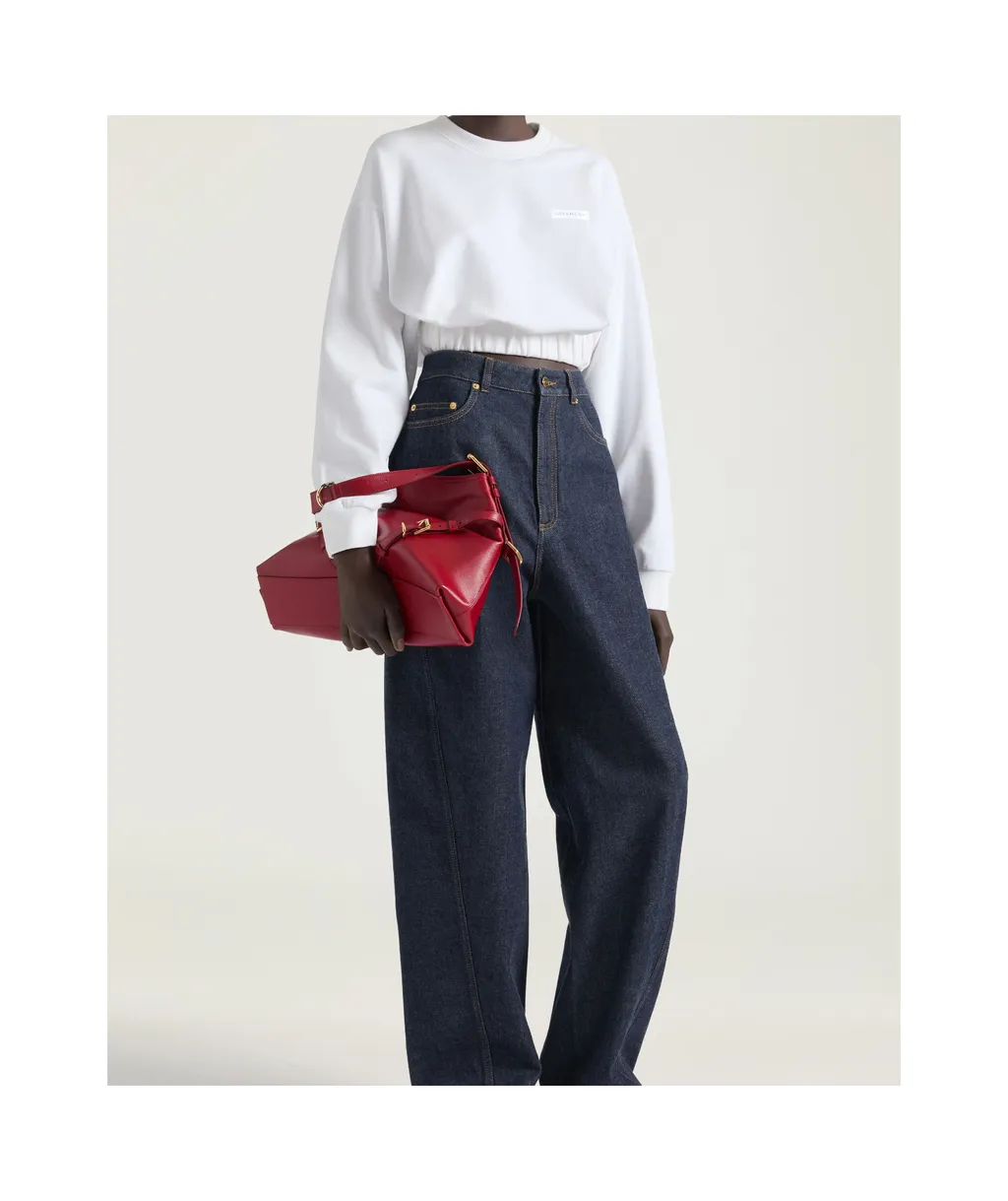 Medium Voyou Bag In Shiny Leather