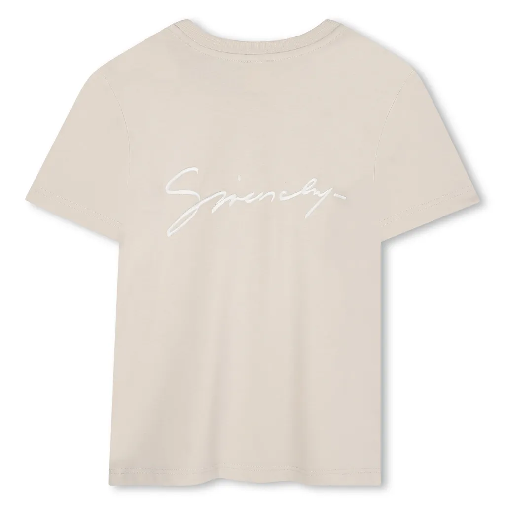 Logo Print Round-Collar T-Shirt