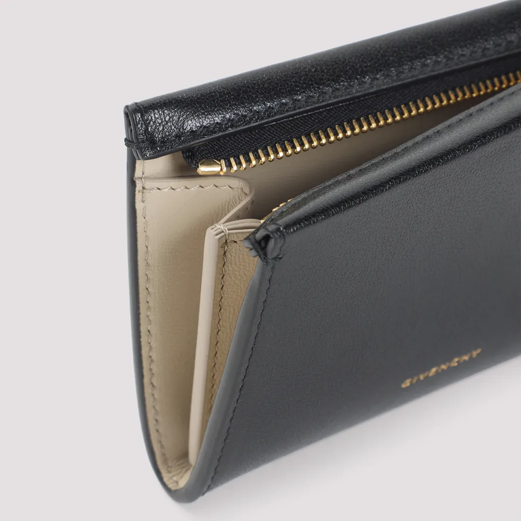 Leather Zip-Fastening Wallet