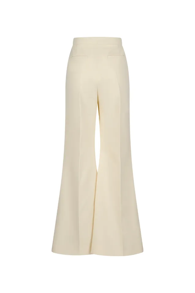 Mid-Waisted Wide-Leg Pants