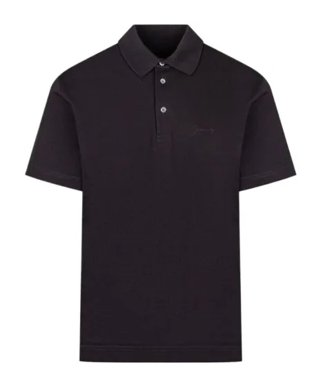 Logo Embroidered Short-Sleeved Polo Shirt