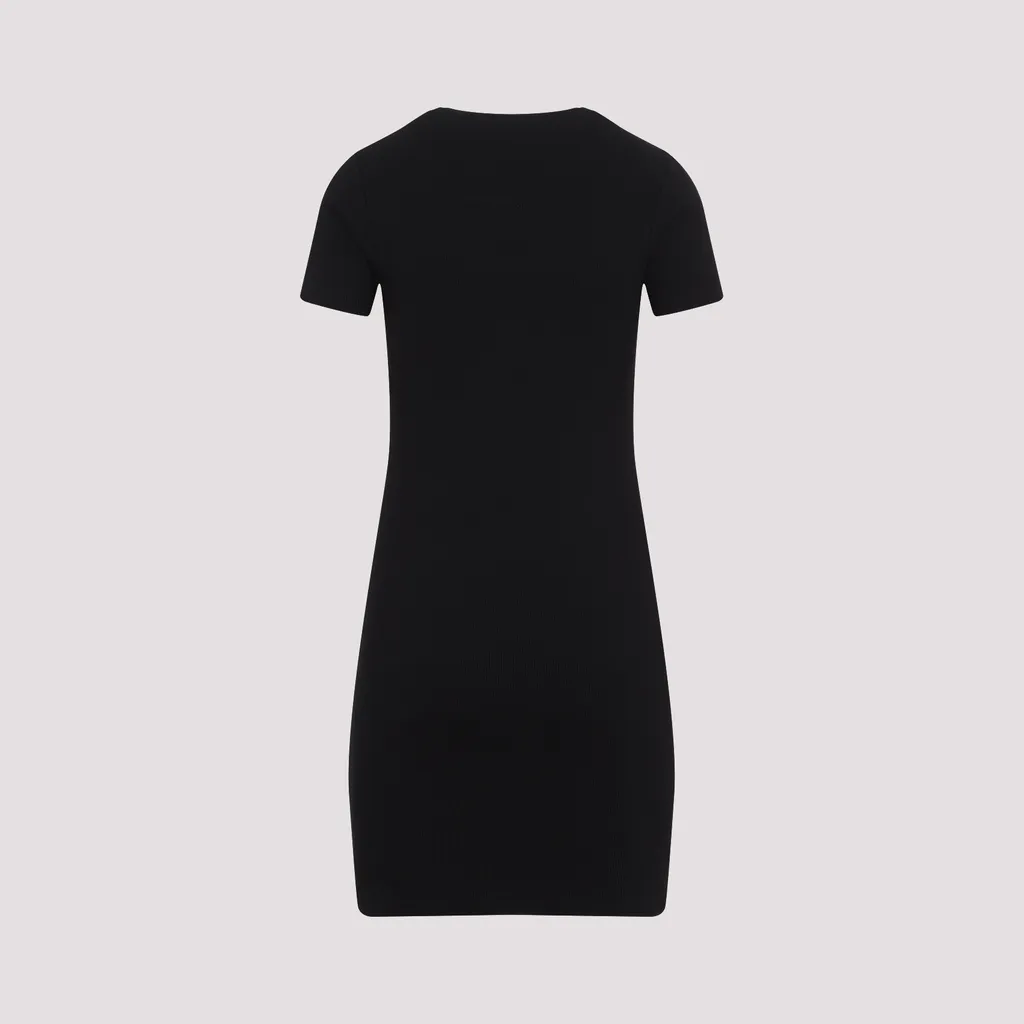 4G Plaque Short-Sleeved Dress