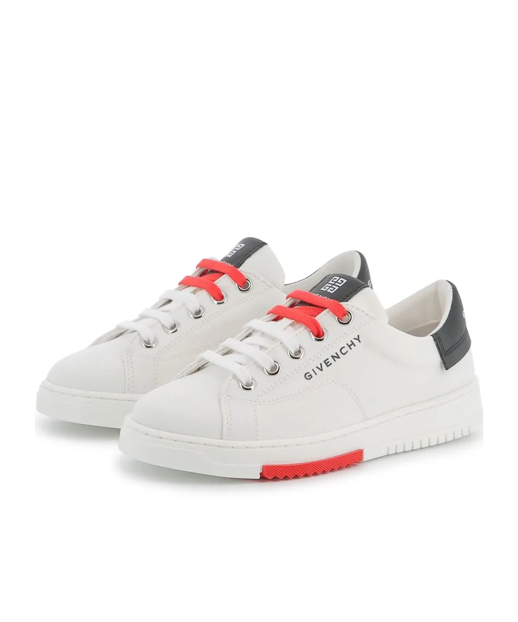 Logo-Print Lace-Up Sneakers