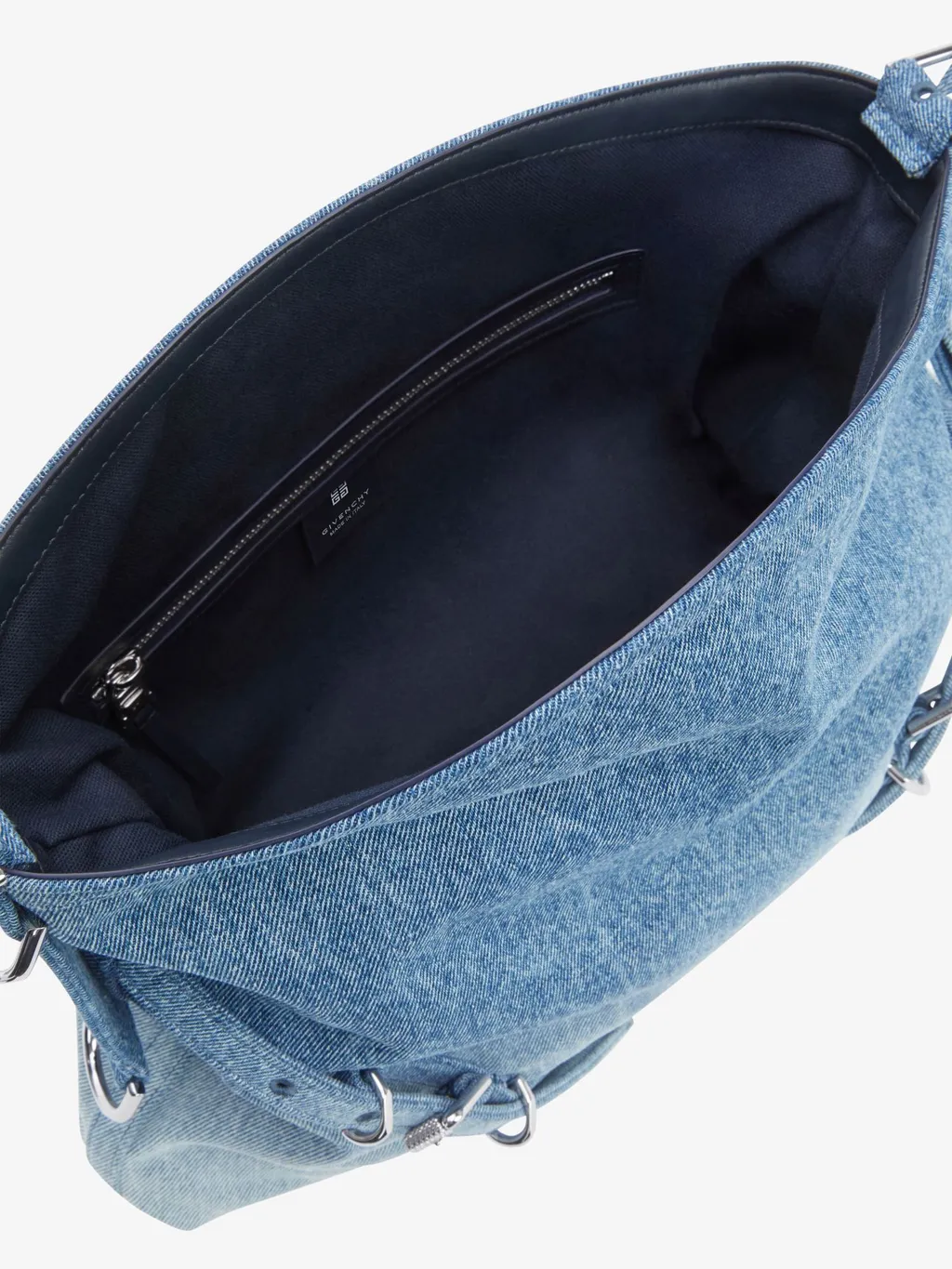 Medium Voyou Denim Shoulder Bag