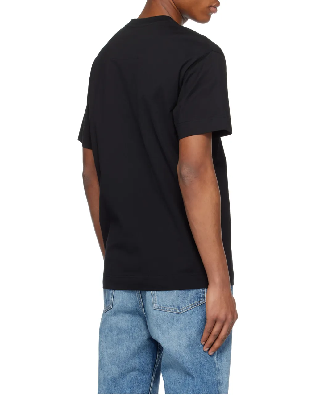 Slogan Printed Crewneck T-Shirt