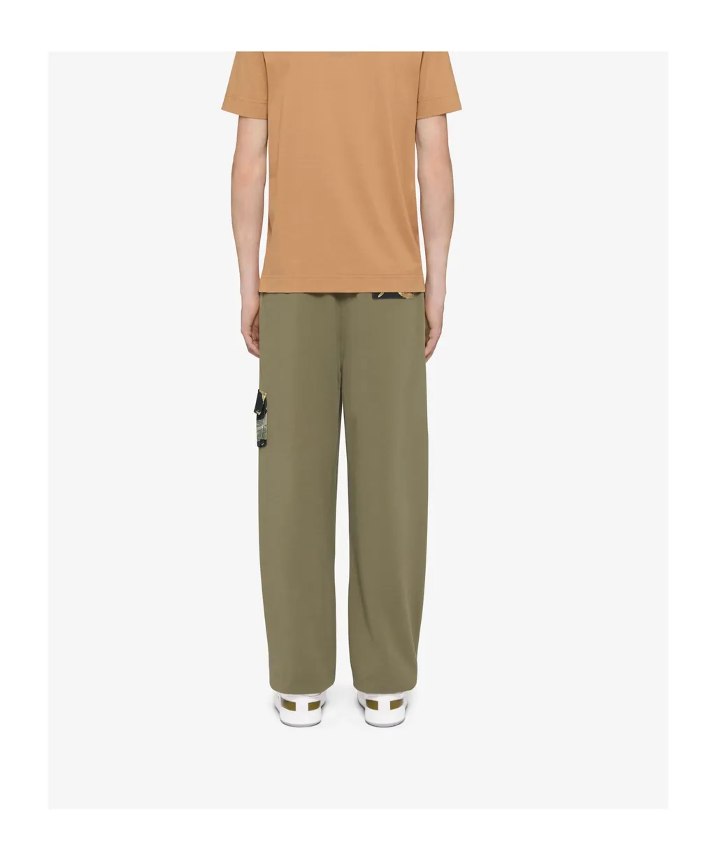 Camouflage Patch Wool Jogging Pants