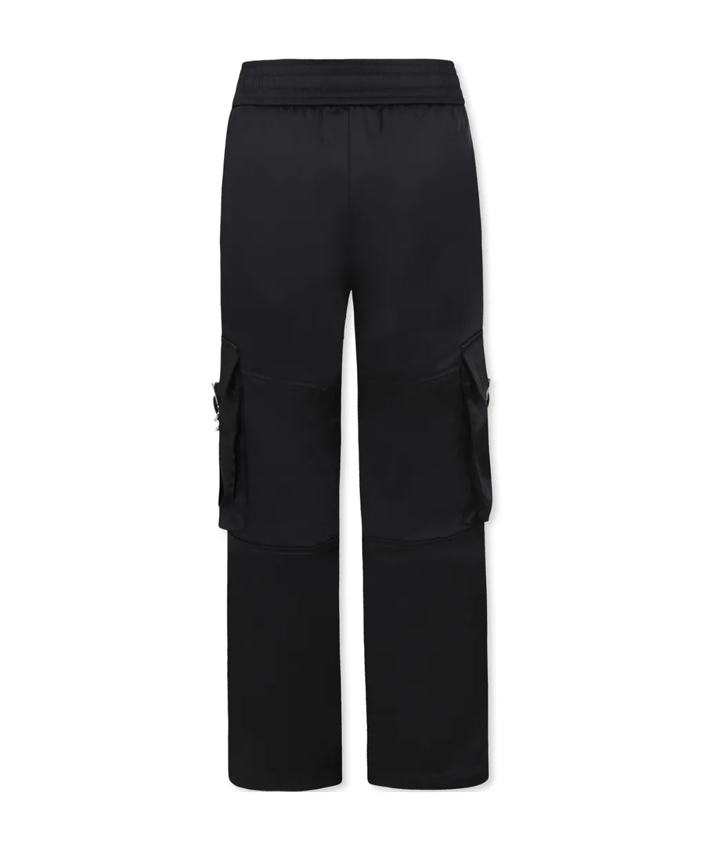 Satin Cargo Trousers