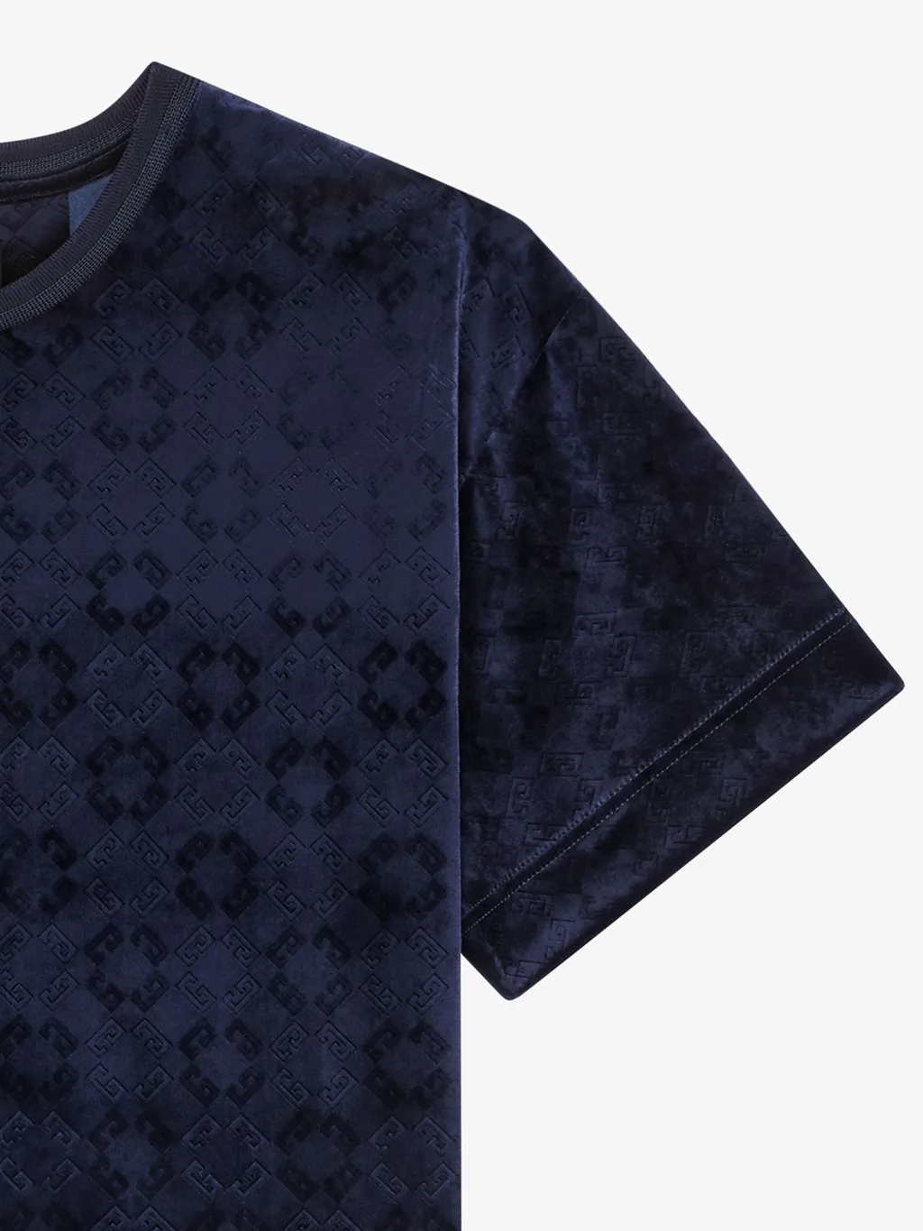 T-Shirt In Monogram Velvet