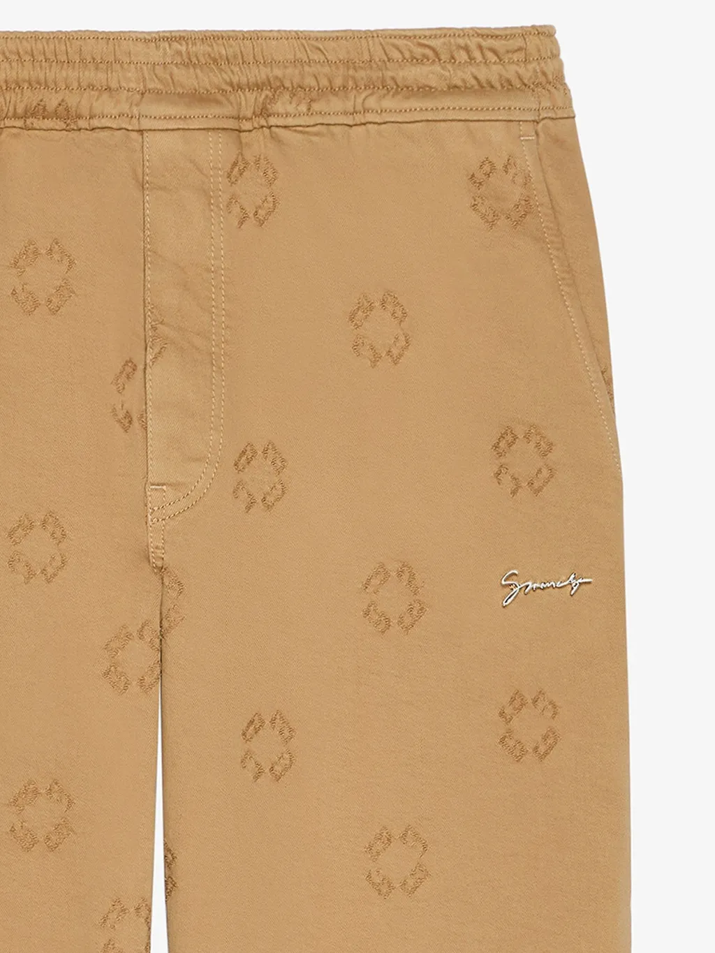 Logo Detailed Elastic-Waist Pants