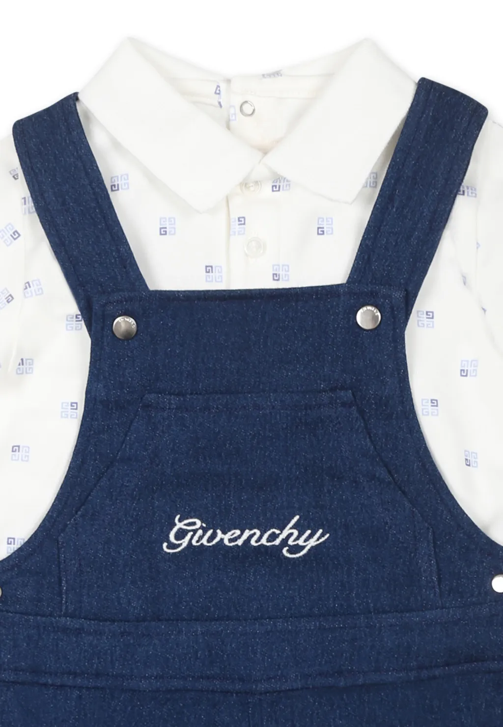 Denim Jumpsuit And Bib Pants Set