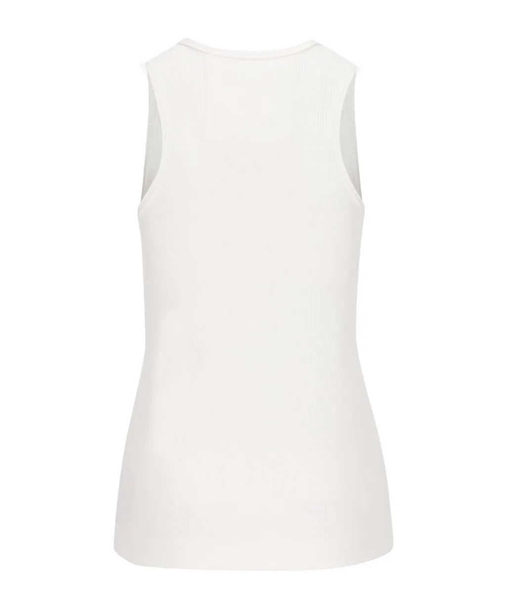 4G Plaque Ribbed Tank Top
