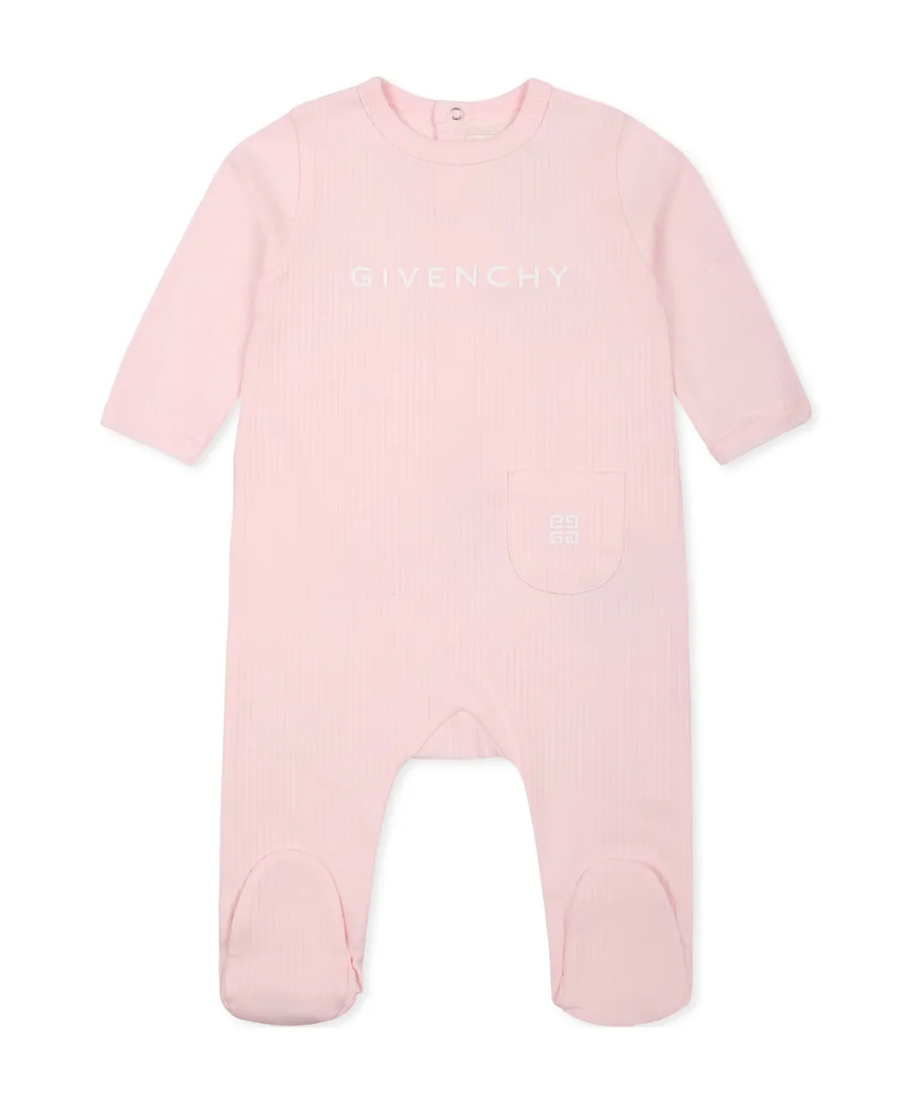 Logo-Print Babygrow Set