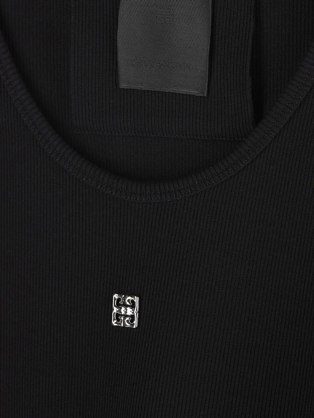 4G Plaque Ribbed Tank Top