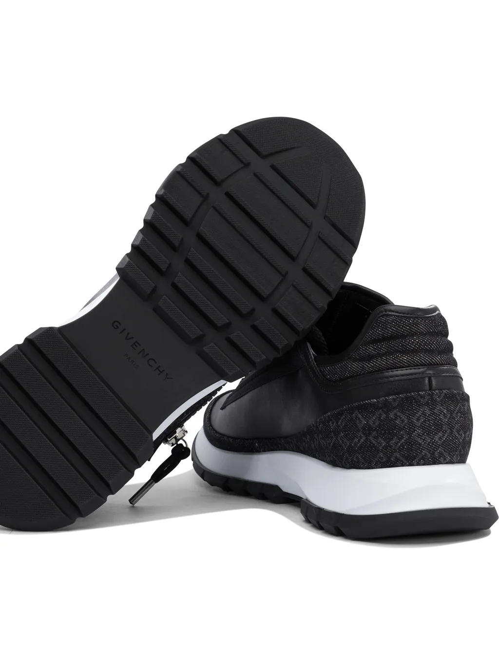 Zip Detailed Lace-Up Sneakers