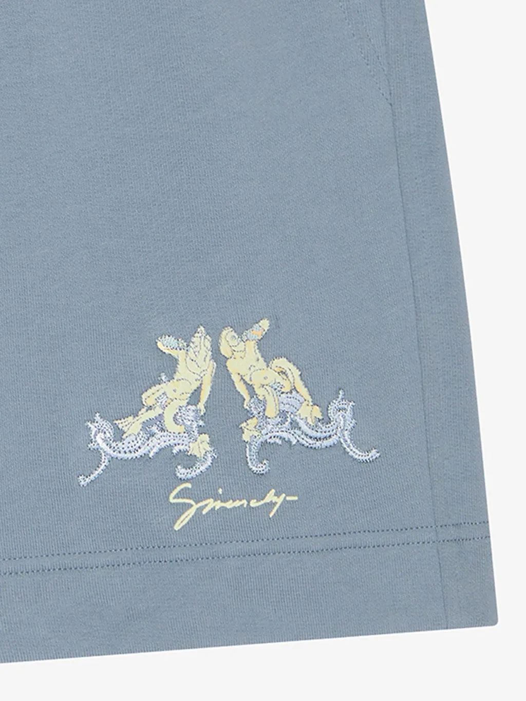 Logo Embroidered Bermuda Shorts