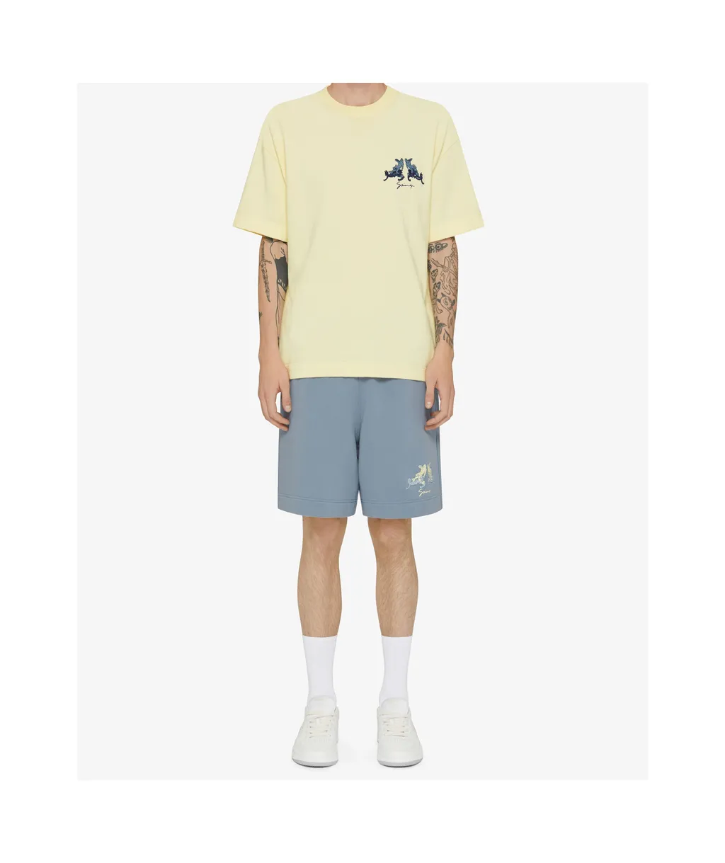 Logo Embroidered Bermuda Shorts