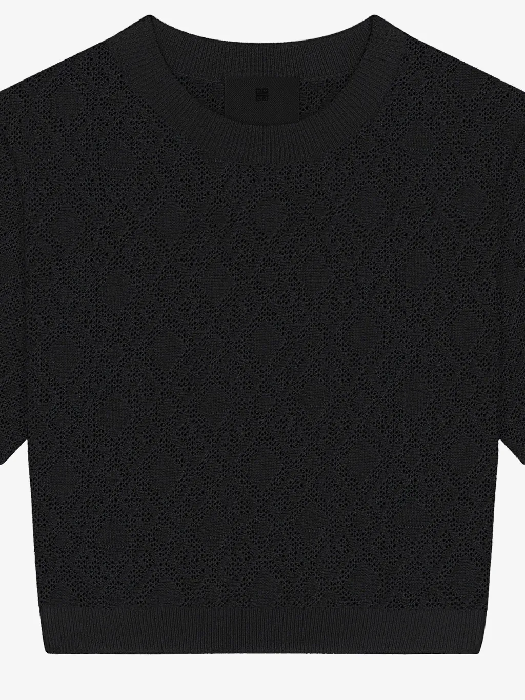 Monogram 72 Jacquard Short-Sleeve Knit Top