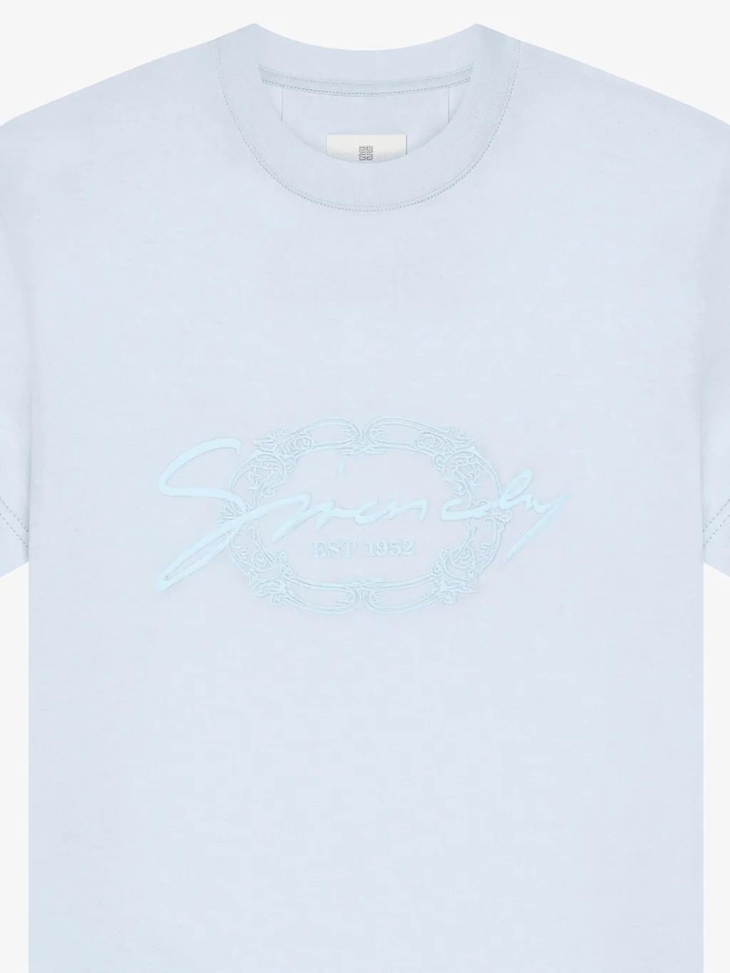 Medallion Embroidered Crewneck T-Shirt