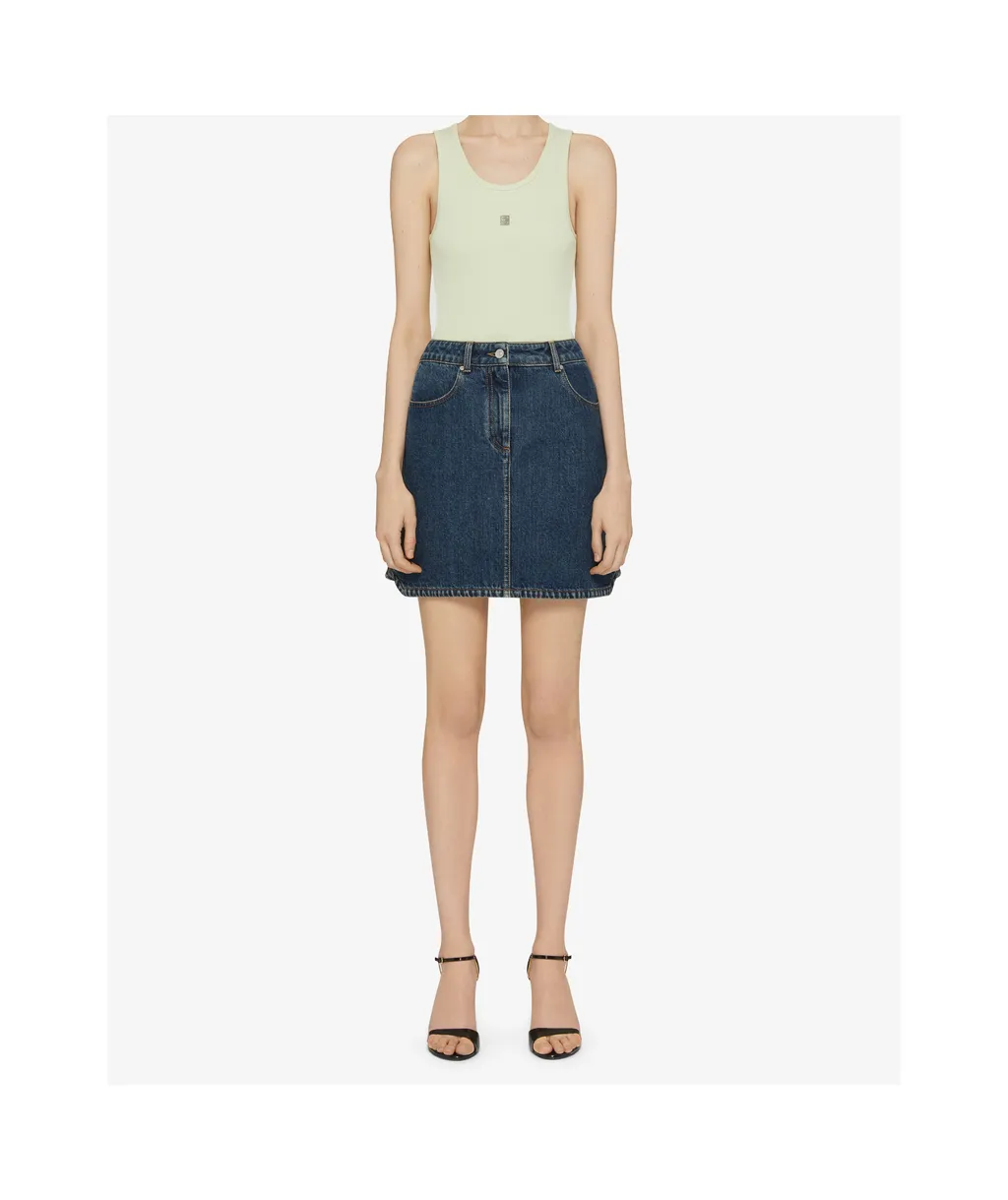 Mini Denim Skirt