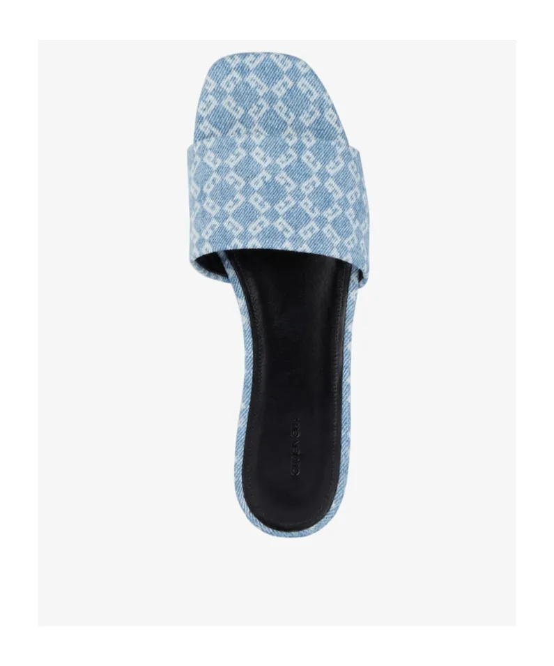 4G Monogram Flat Mules