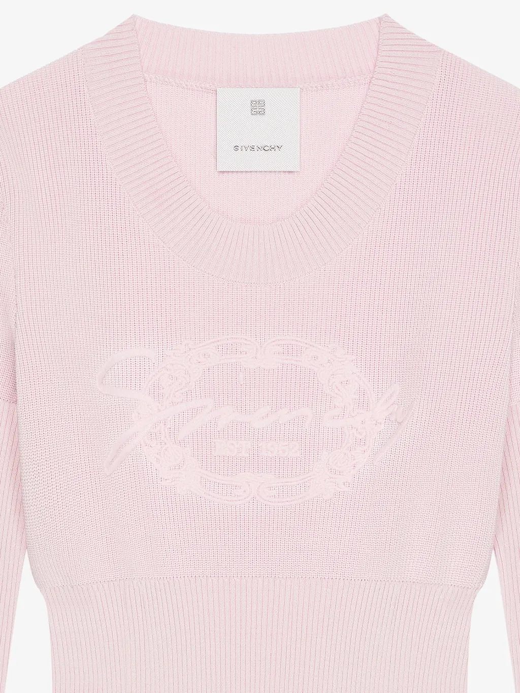 Medallion Jacquard Knit Top