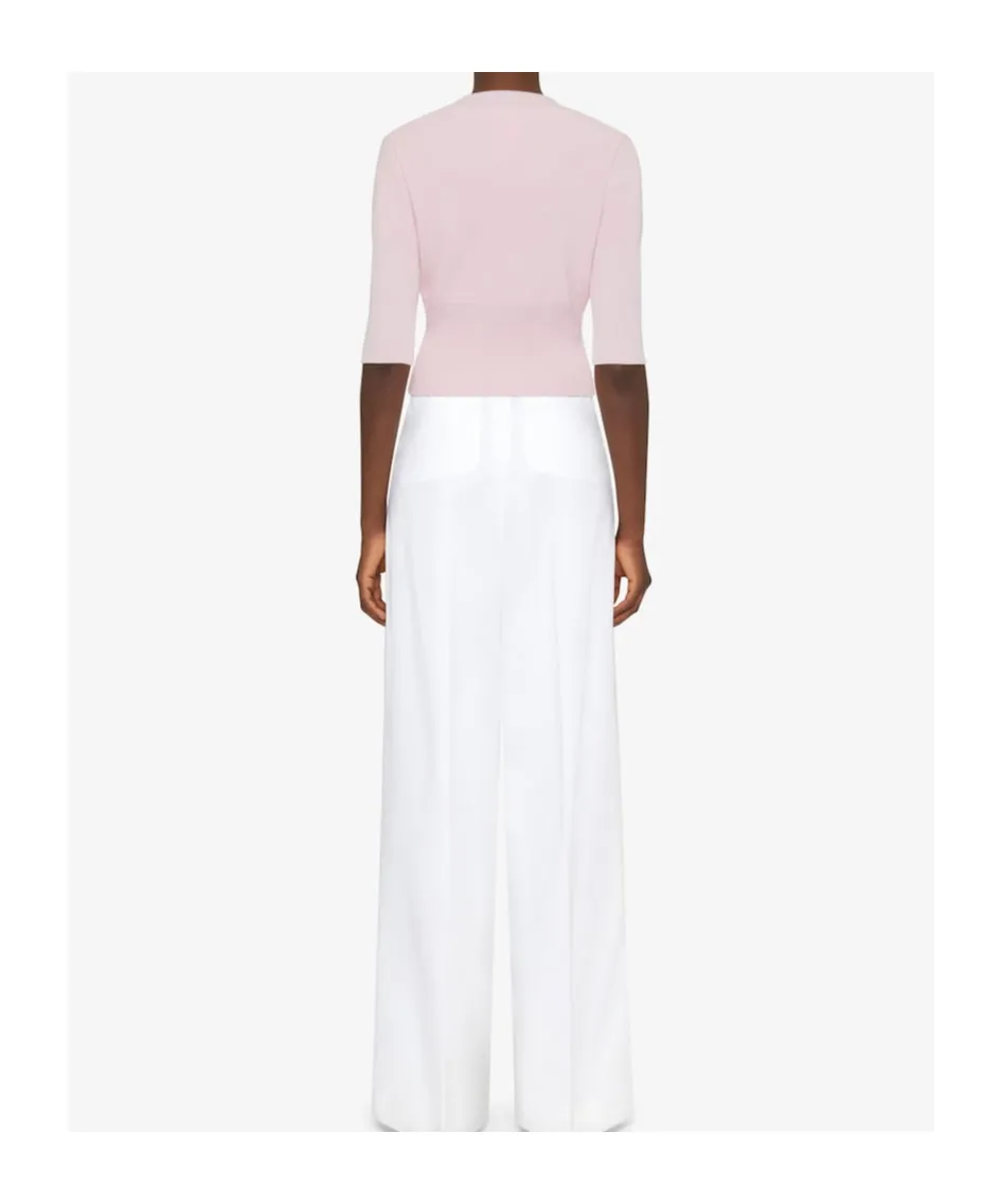 Medallion Jacquard Knit Top