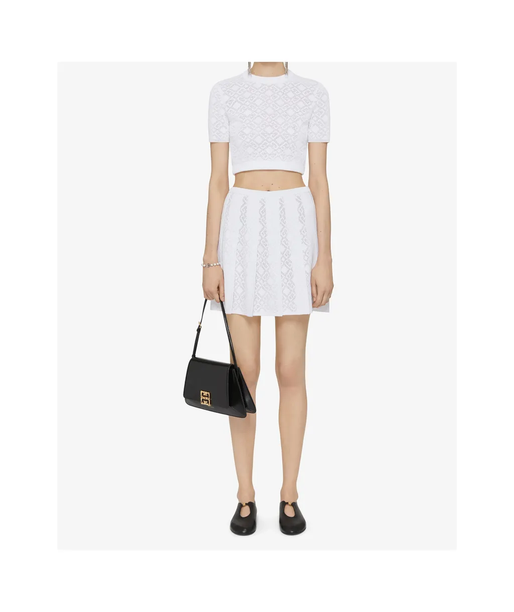 Monogram 72 Jacquard Short-Sleeve Knit Top