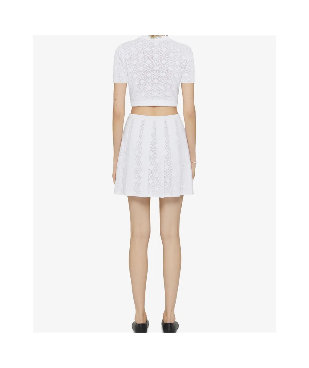 Monogram 72 Jacquard Short-Sleeve Knit Top