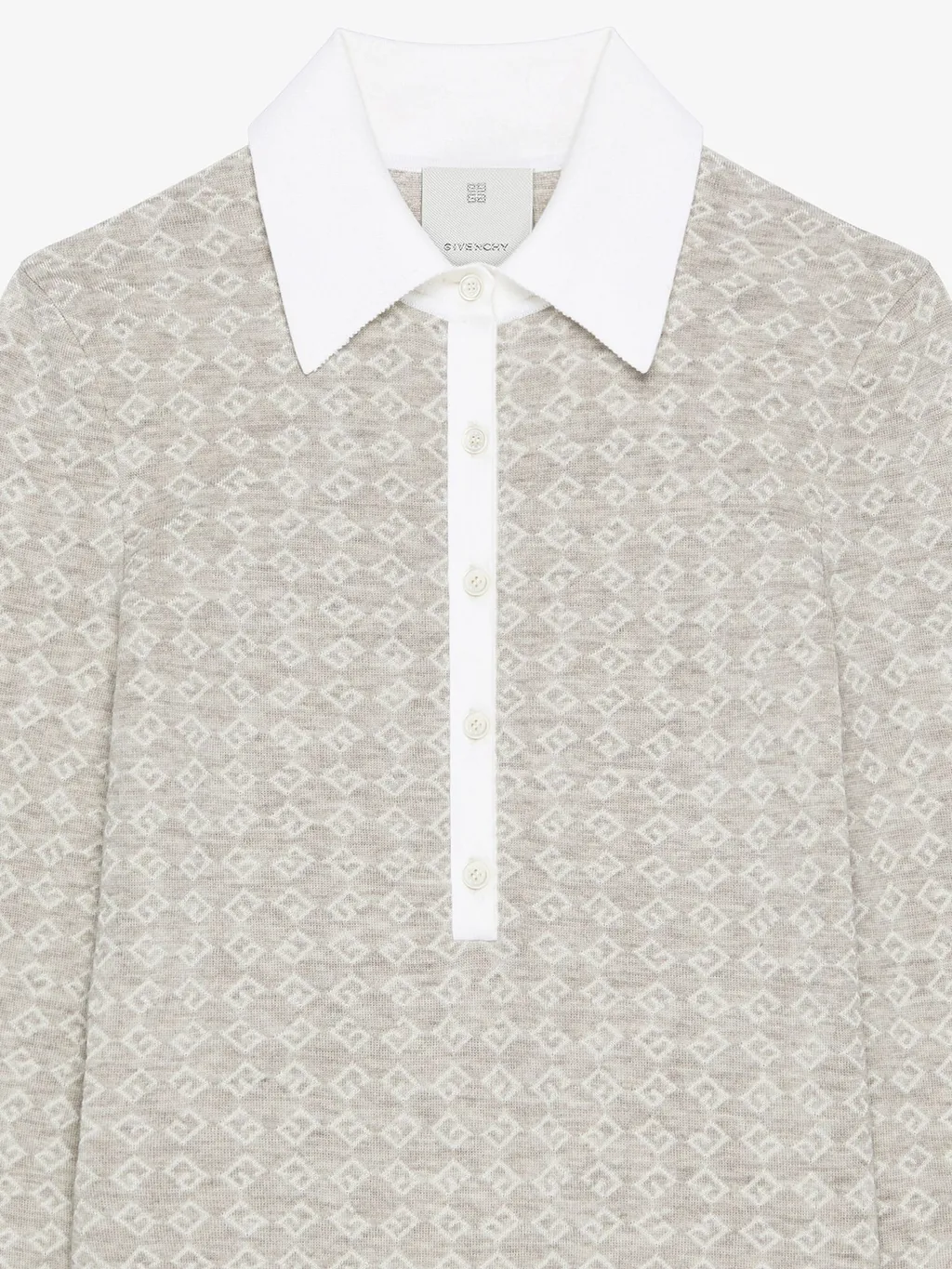 Monogram-Detailed Slim-Fit Shirt