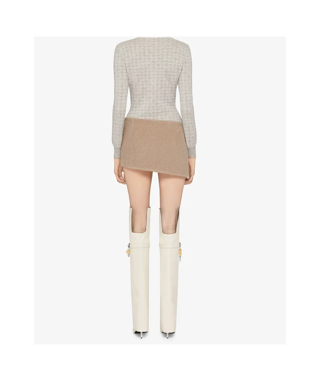 Monogram-Detailed Slim-Fit Shirt