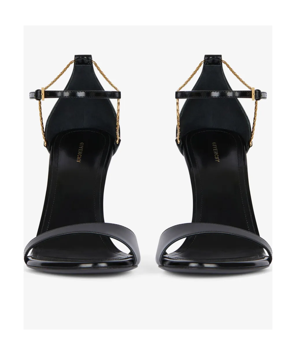 4G Liquid Chain Detailed Sandals