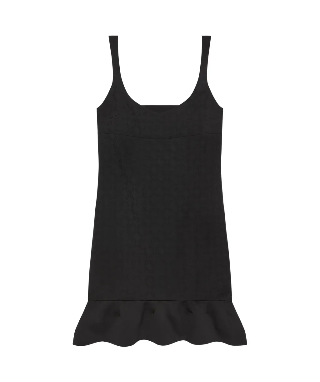 Dress In Monogram 72 Jacquard With Twisted Straps