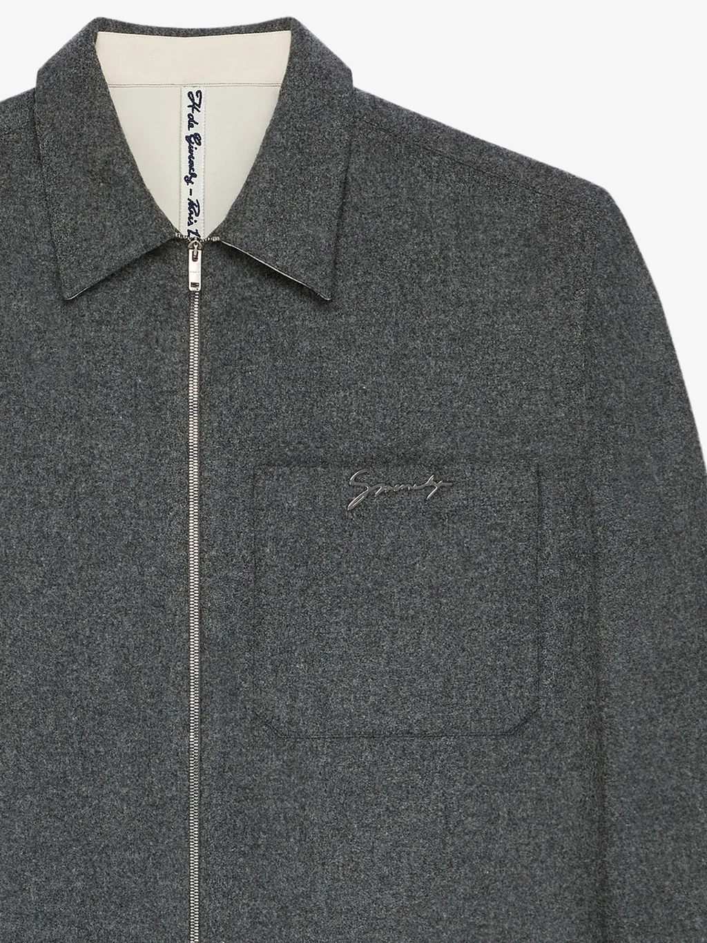 1952 Embroidered Zipped Shirt