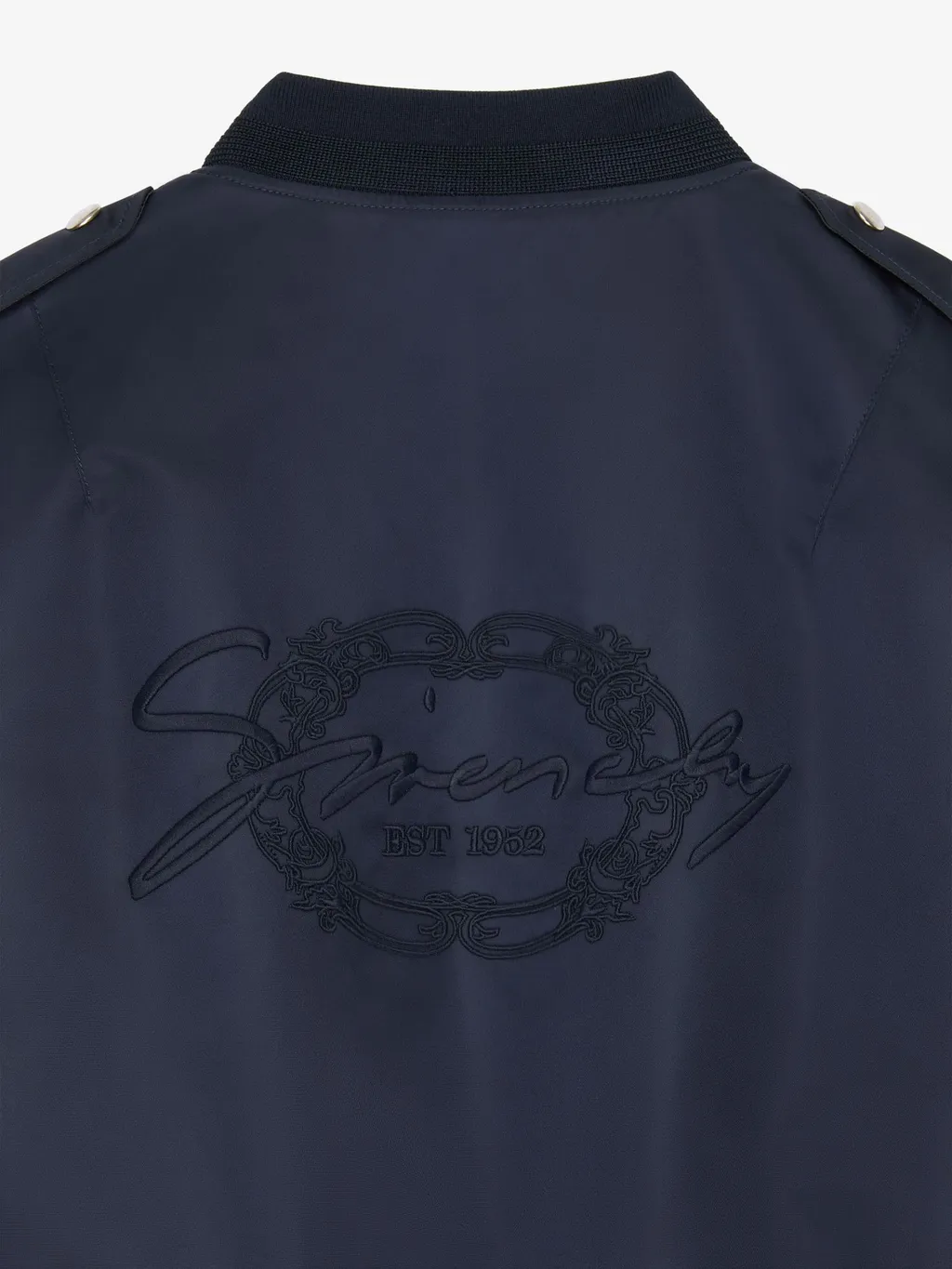 Medallion Embroidered Bomber Jacket