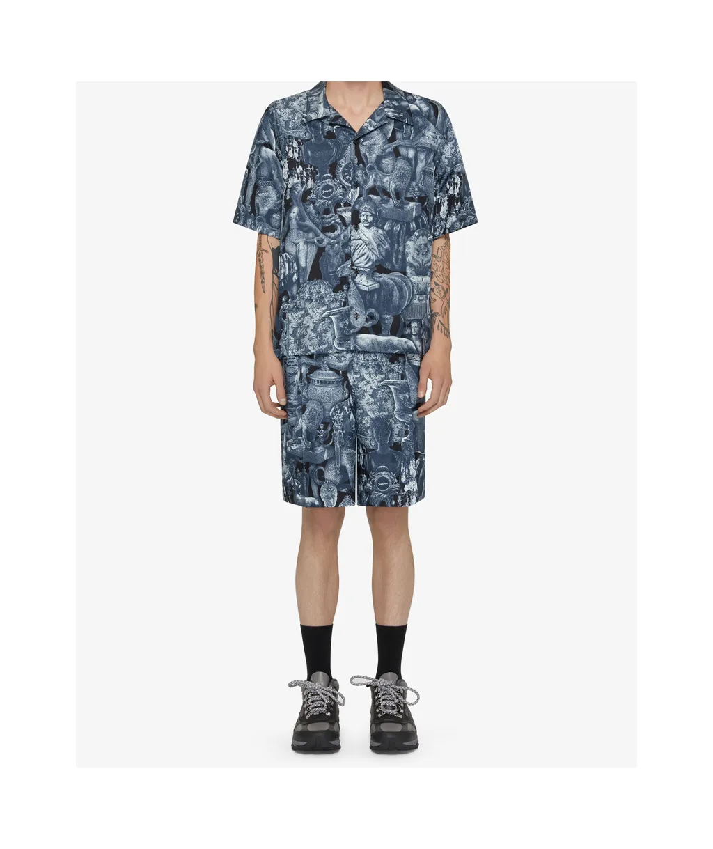 Hubert Objects Print Short-Sleeve Shirt