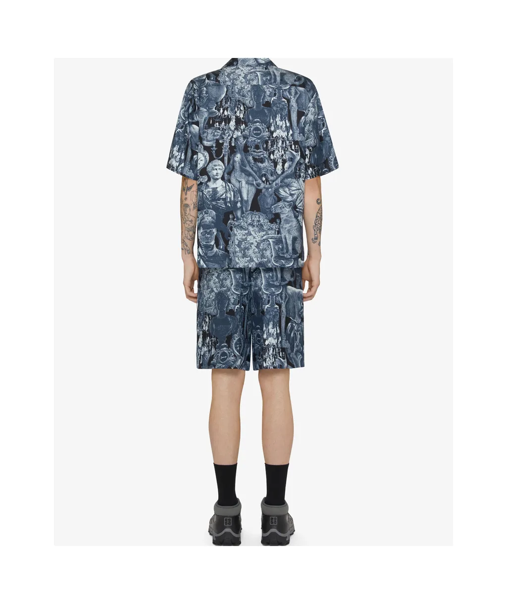 Hubert Objects Print Short-Sleeve Shirt