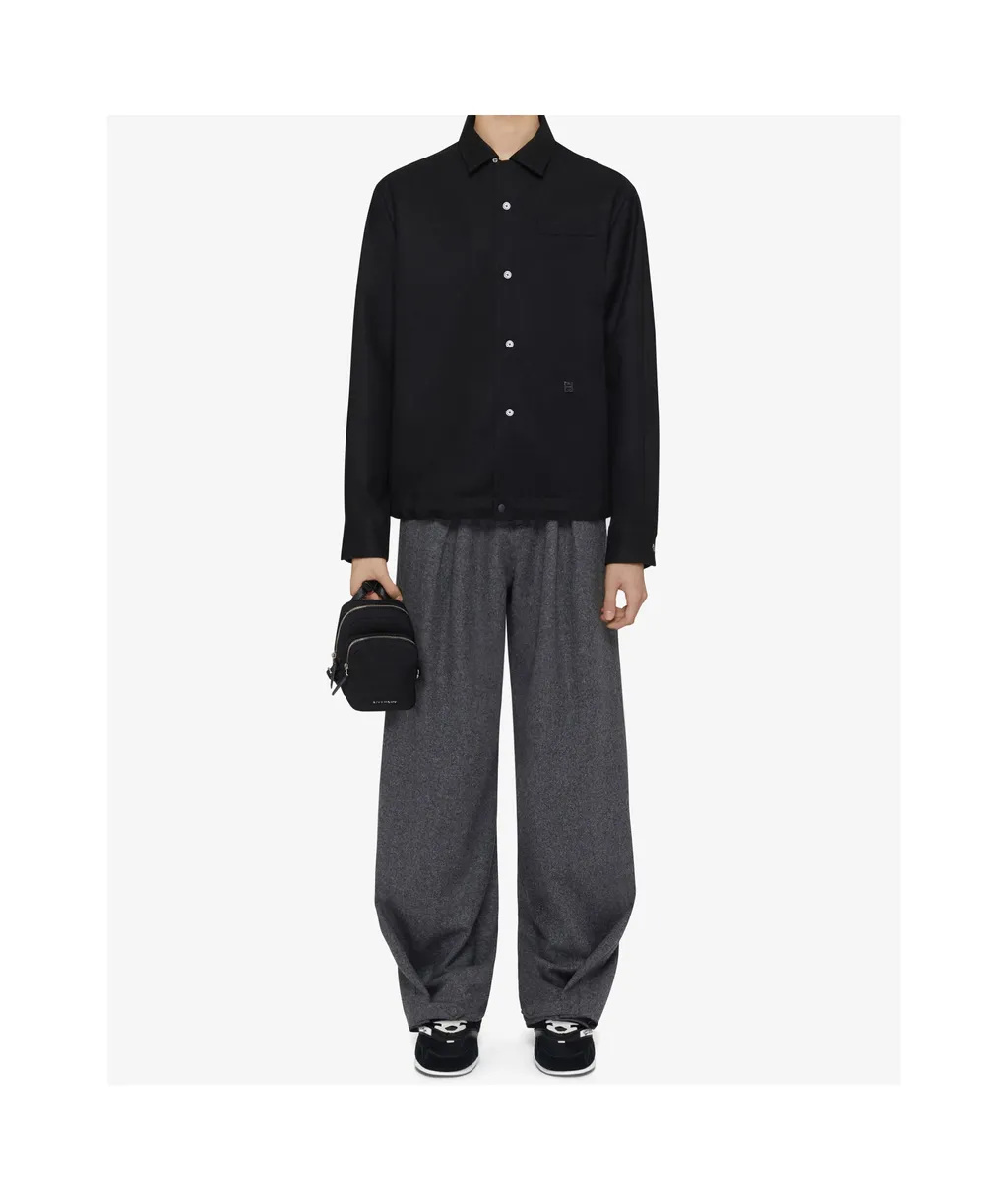 4G Detailed Long-Sleeved Shirt