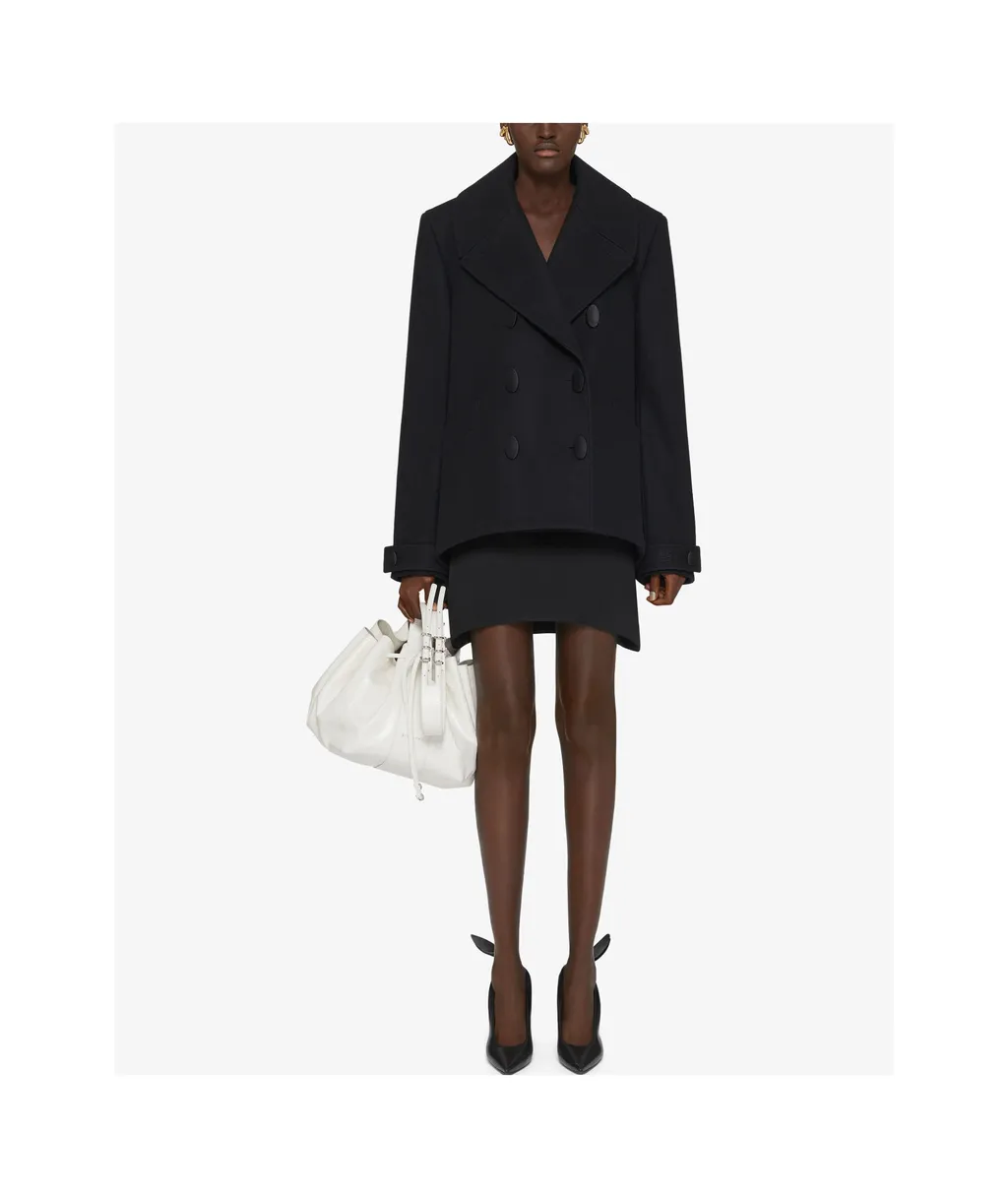 Oversized Asymmetric Peacoat