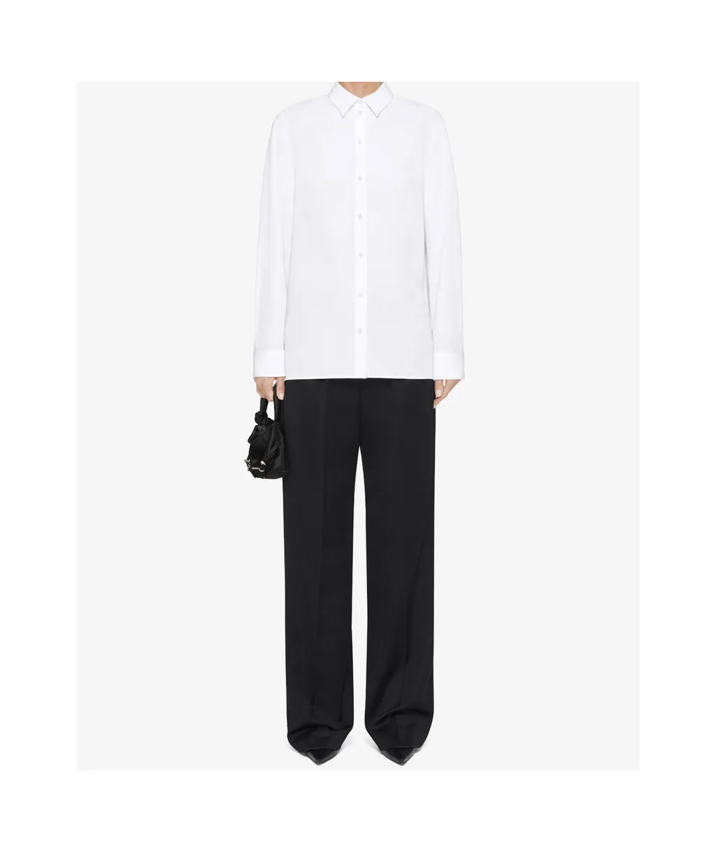 Split-Back Oversized Shirt