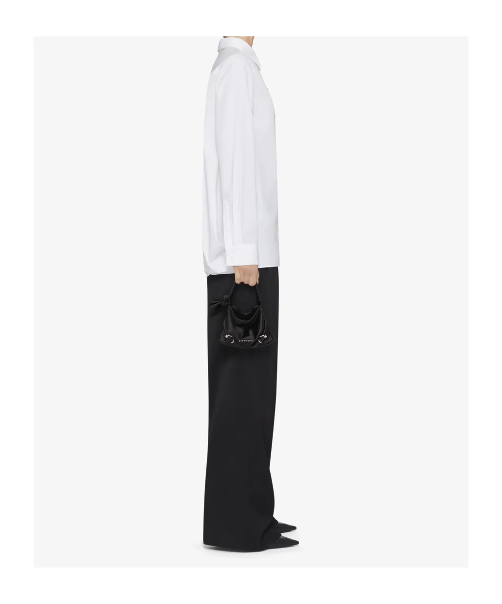 Split-Back Oversized Shirt