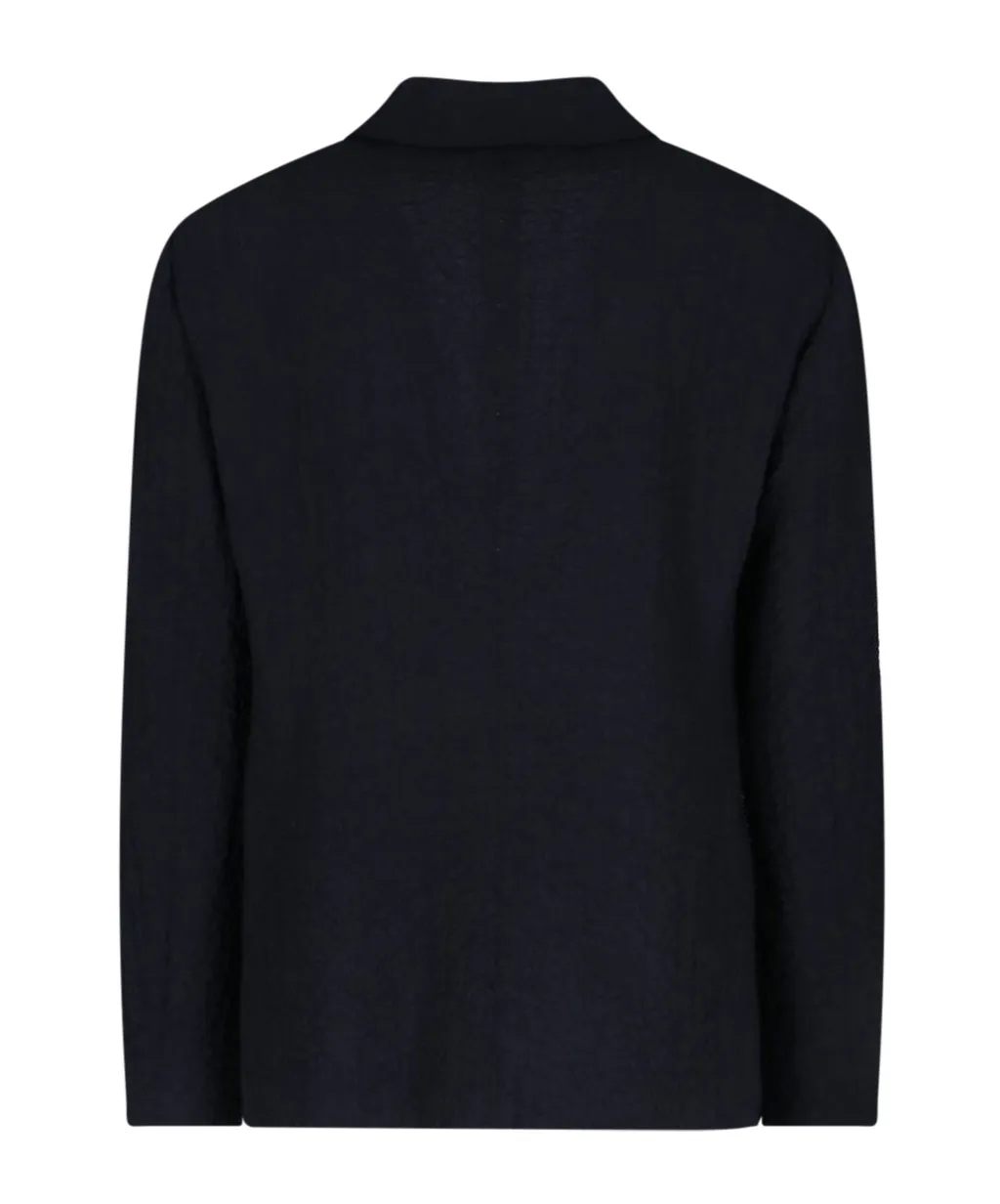 Single-Breasted Long-Sleeved Blazer